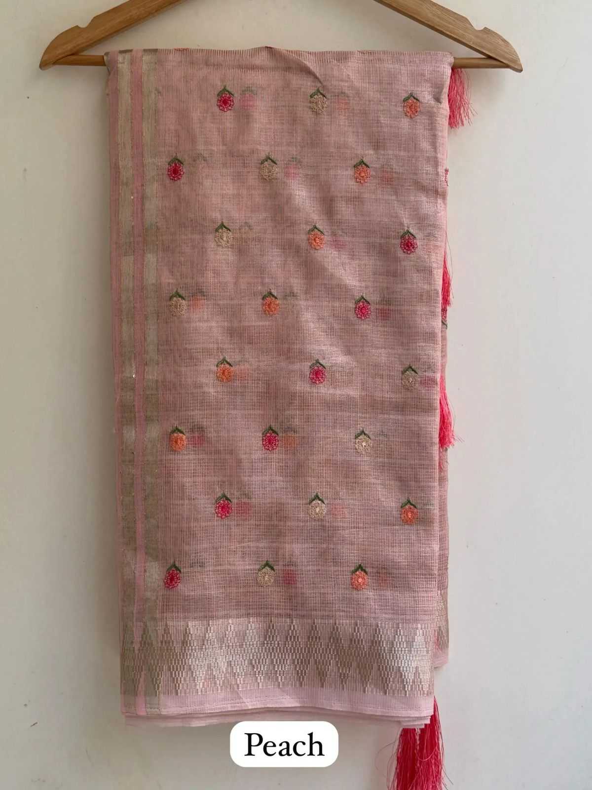 Couse Viscose Hand Work Saree