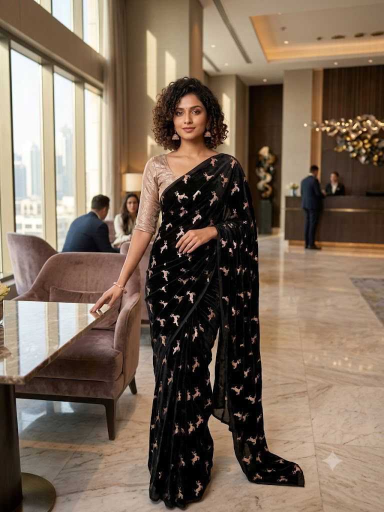 Ddee Space Silk Designer Saree