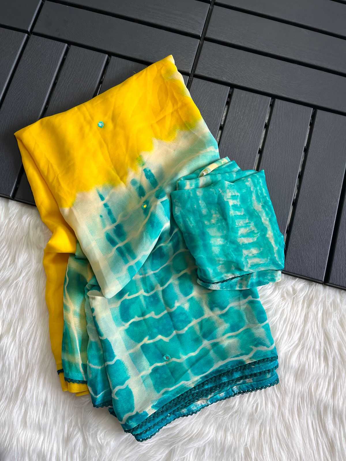 Disapatch Georgette Printed Saree