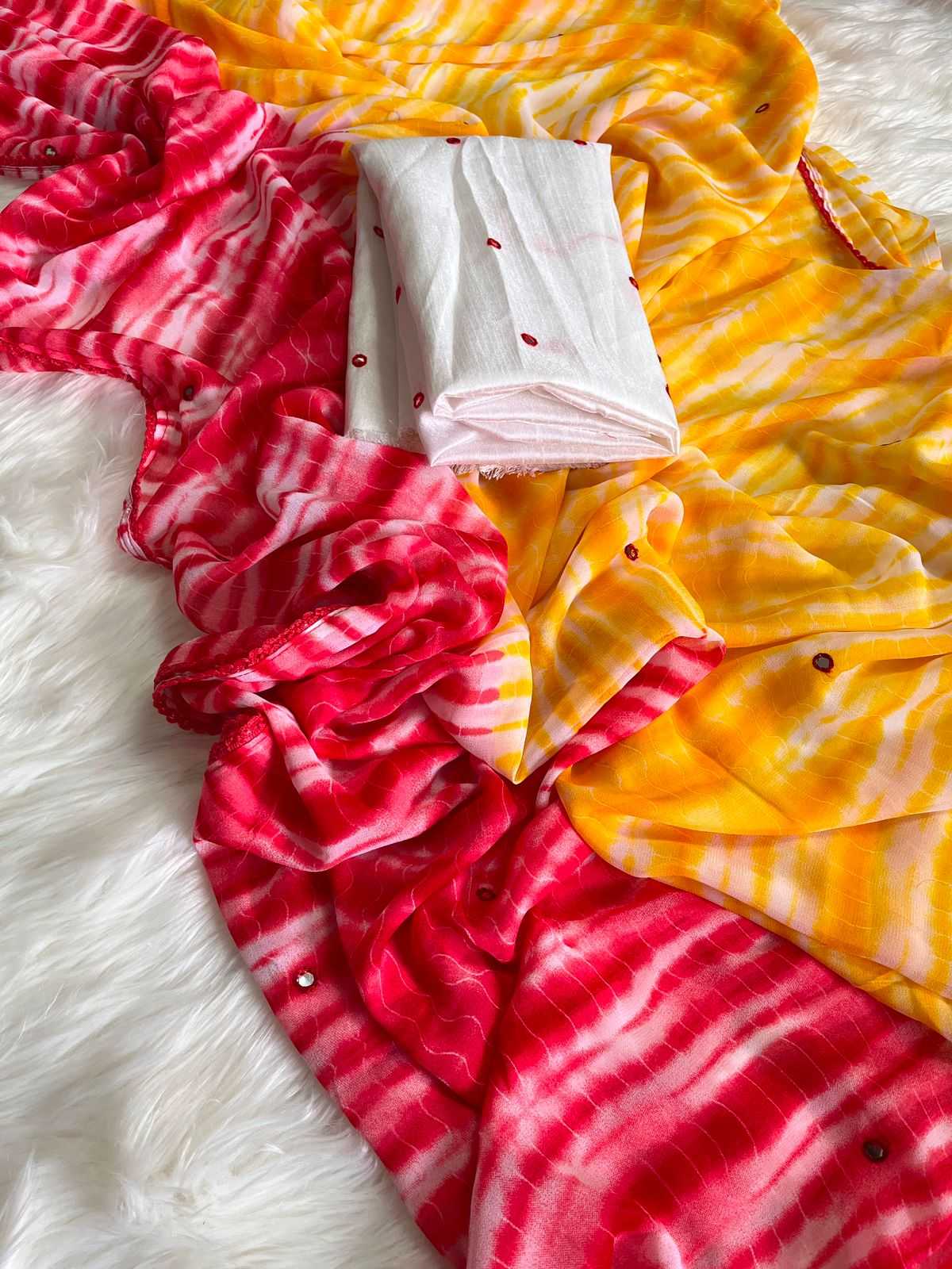 Disapatch Georgette Printed Saree