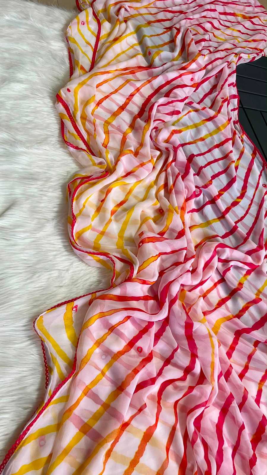 Disapatch Georgette Printed Saree