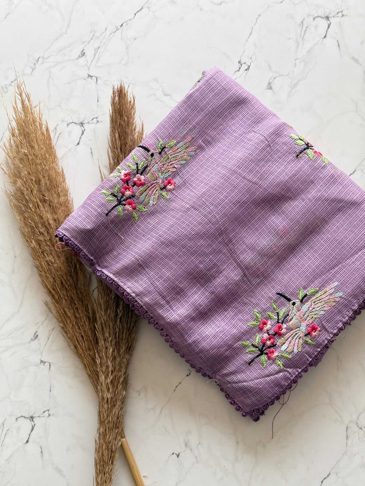 Kota Silk Designer Saree in Light Pink