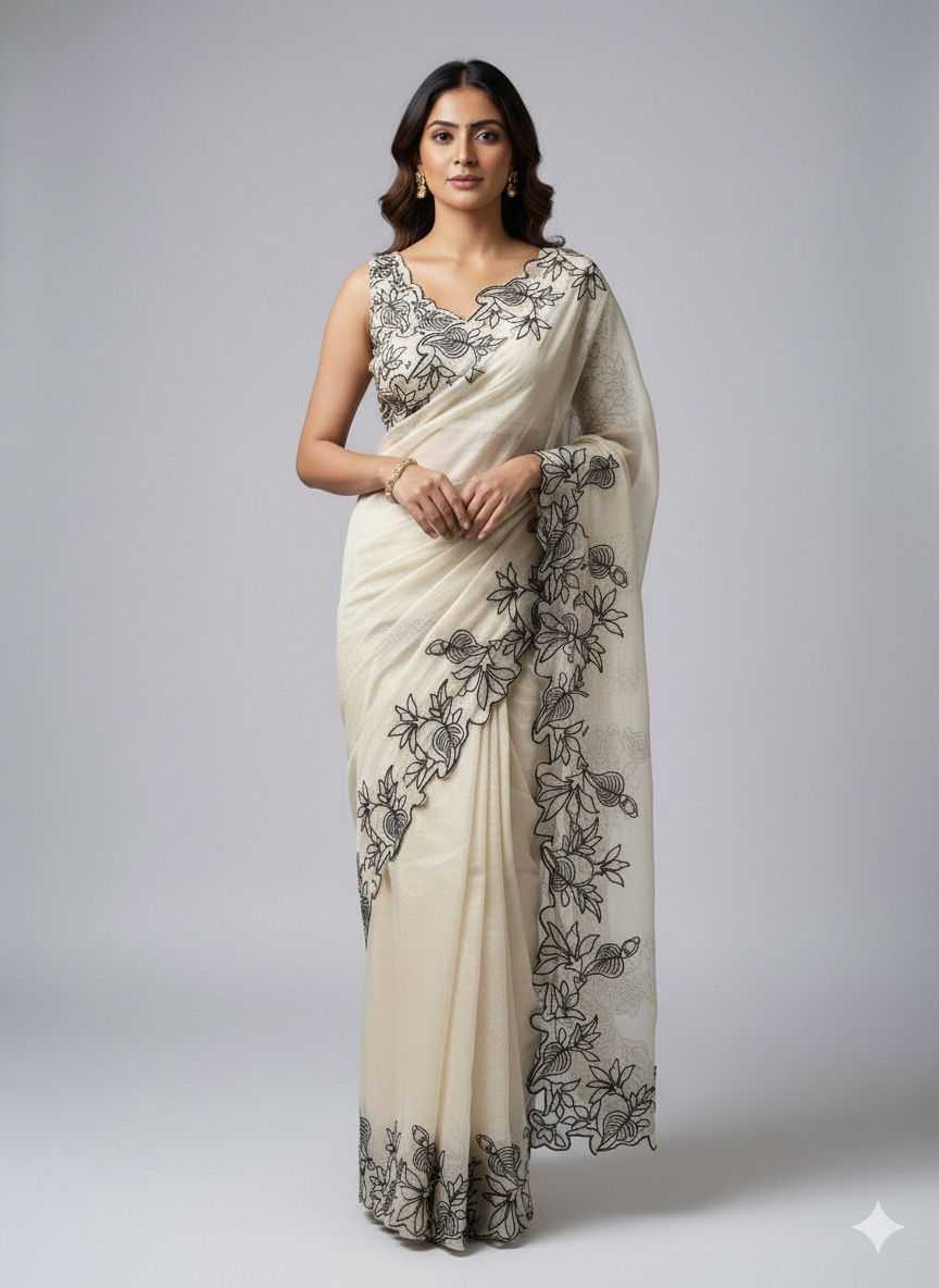 Mium Chanderi Cotton Designer Saree