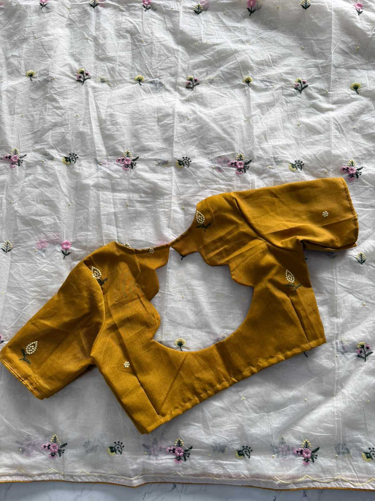 Mulchanderi Cotton Designer Saree