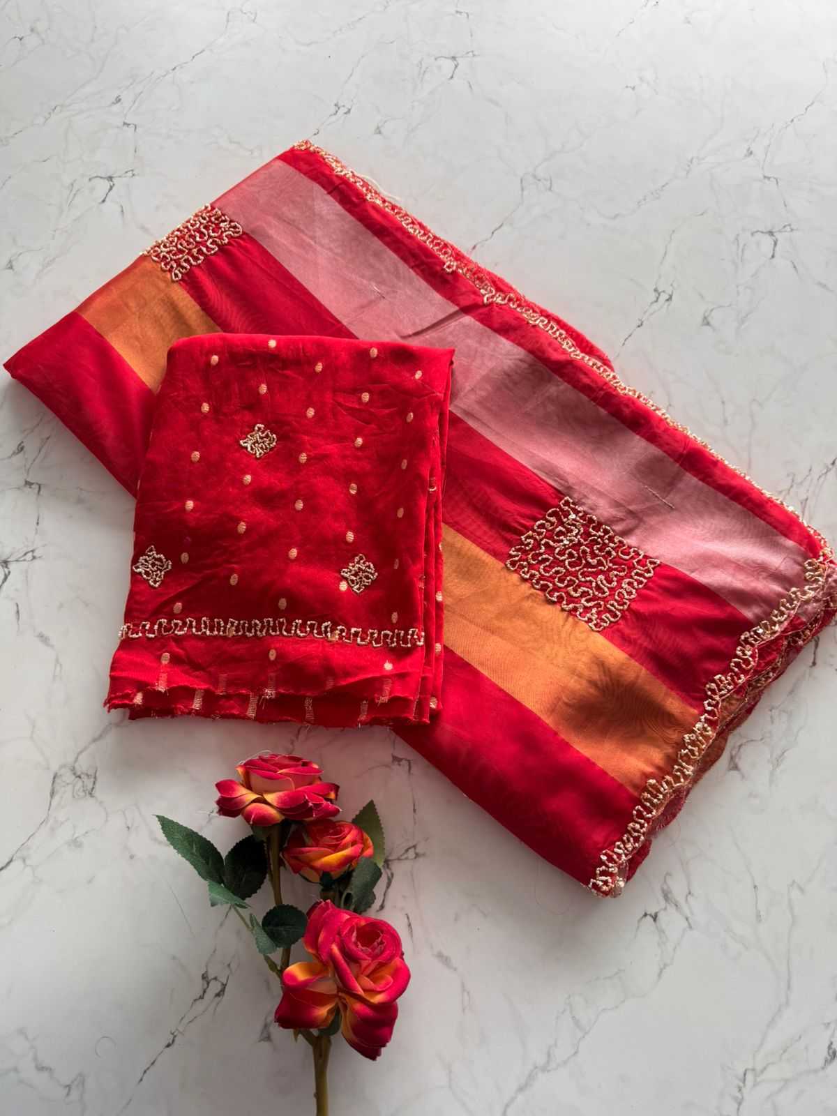 Only Banarasi Soft Silk Designer Saree