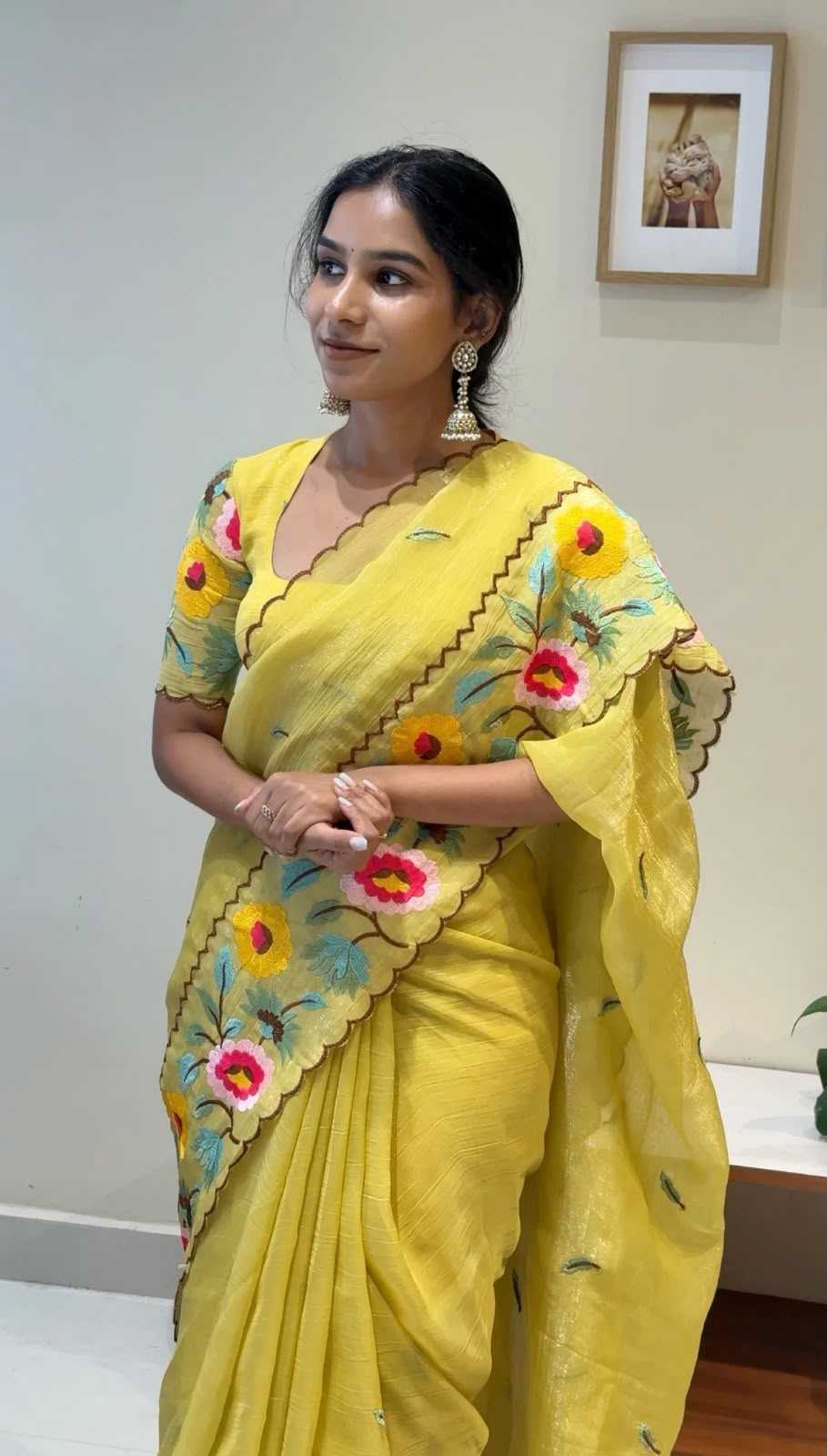 Crunchi Designer Saree in Black