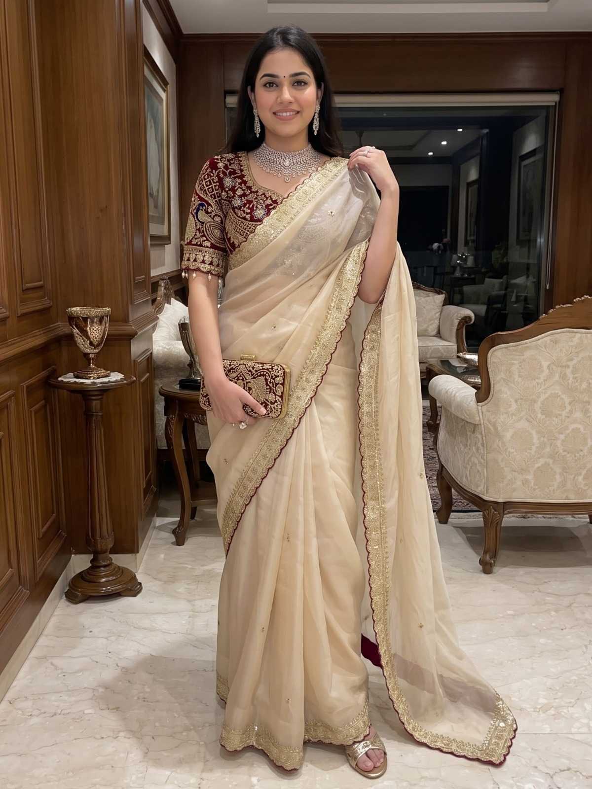 Rangoli Silk Sequence Saree