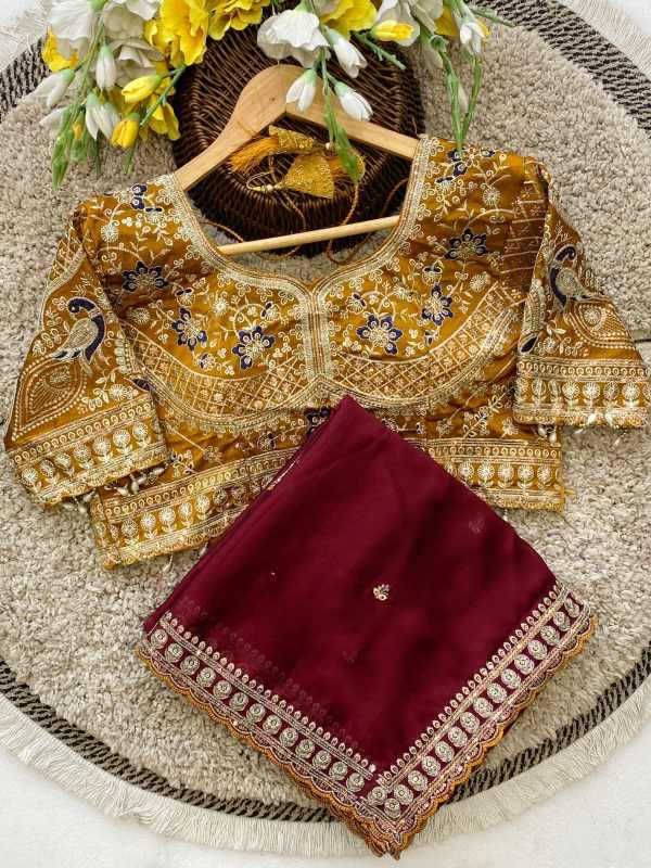 Rangoli Silk Sequence Saree