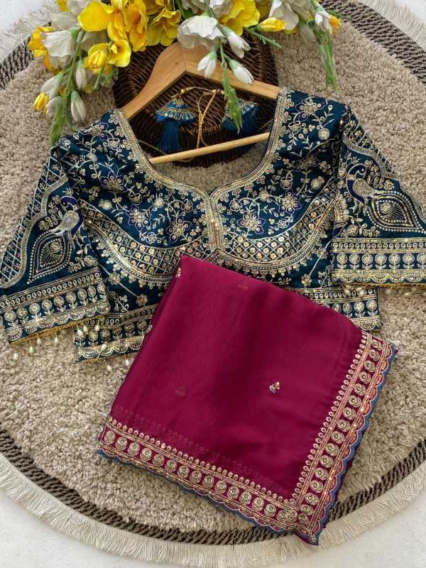 Rangoli Silk Sequence Saree