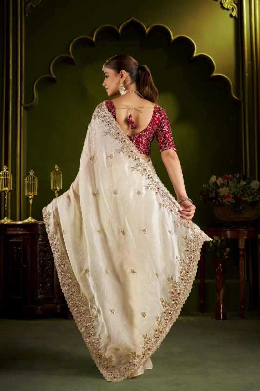 Satin Silk Sequence Saree