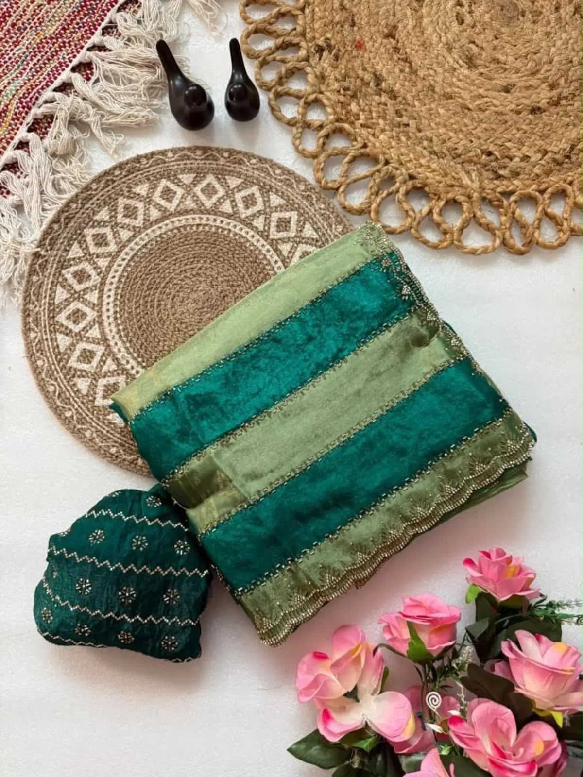Space Silk Designer Saree