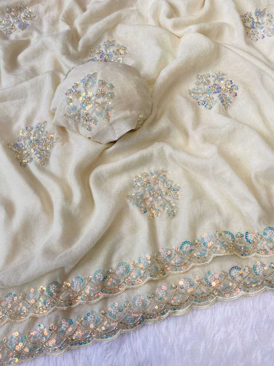 Cotton Hand Work Saree