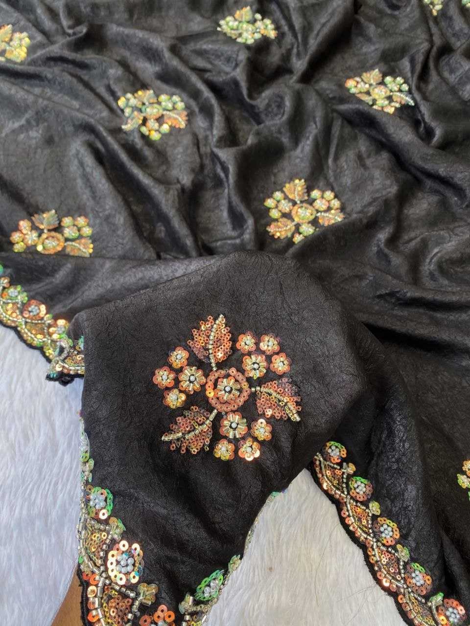Cotton Hand Work Saree