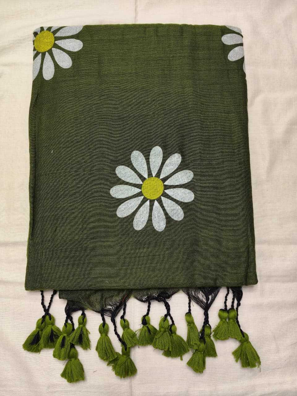Khadi Cotton Hand Printed Saree