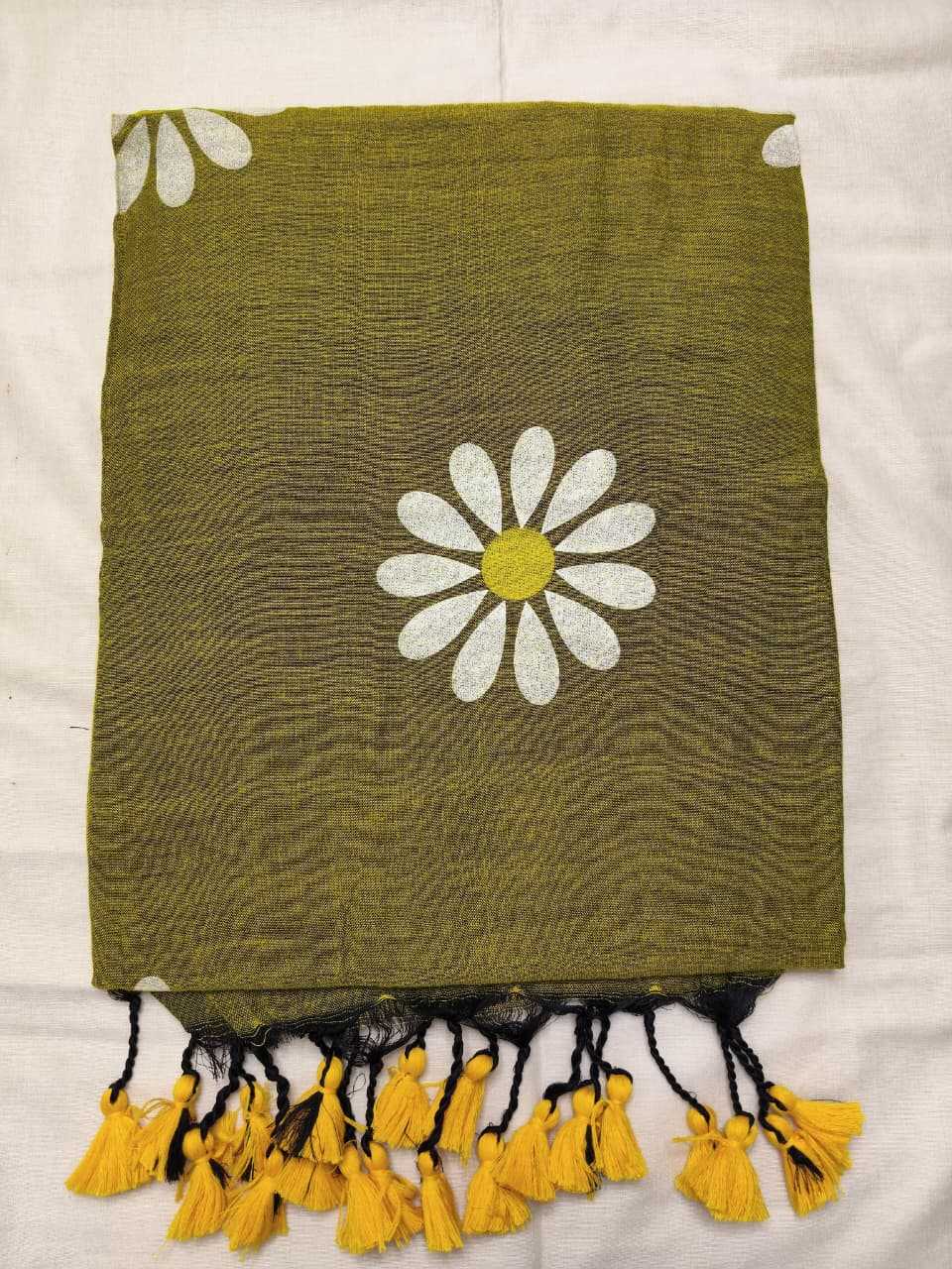 Khadi Cotton Hand Printed Saree