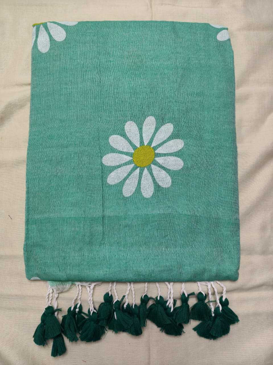 Khadi Cotton Hand Printed Saree