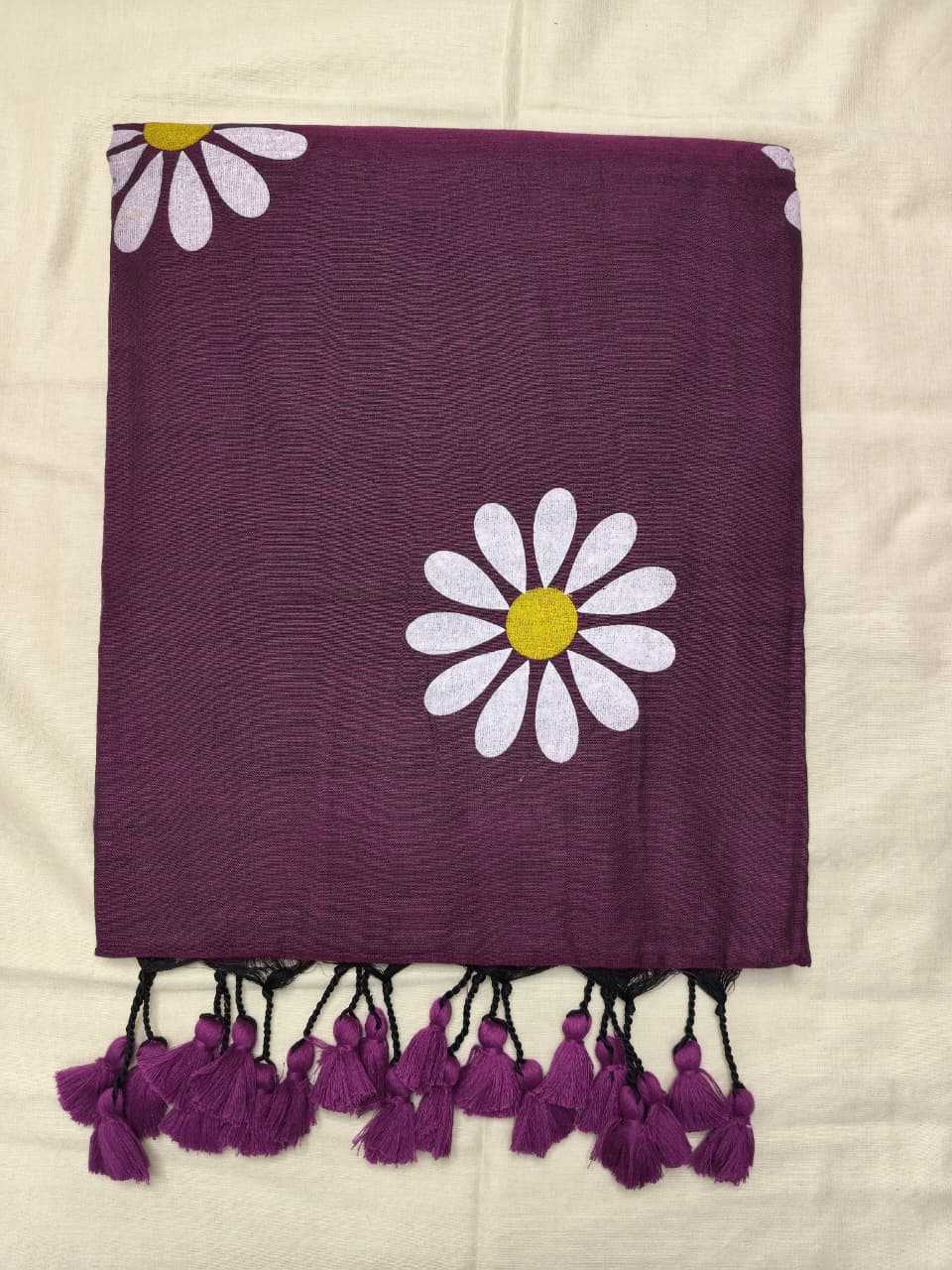 Khadi Cotton Hand Printed Saree