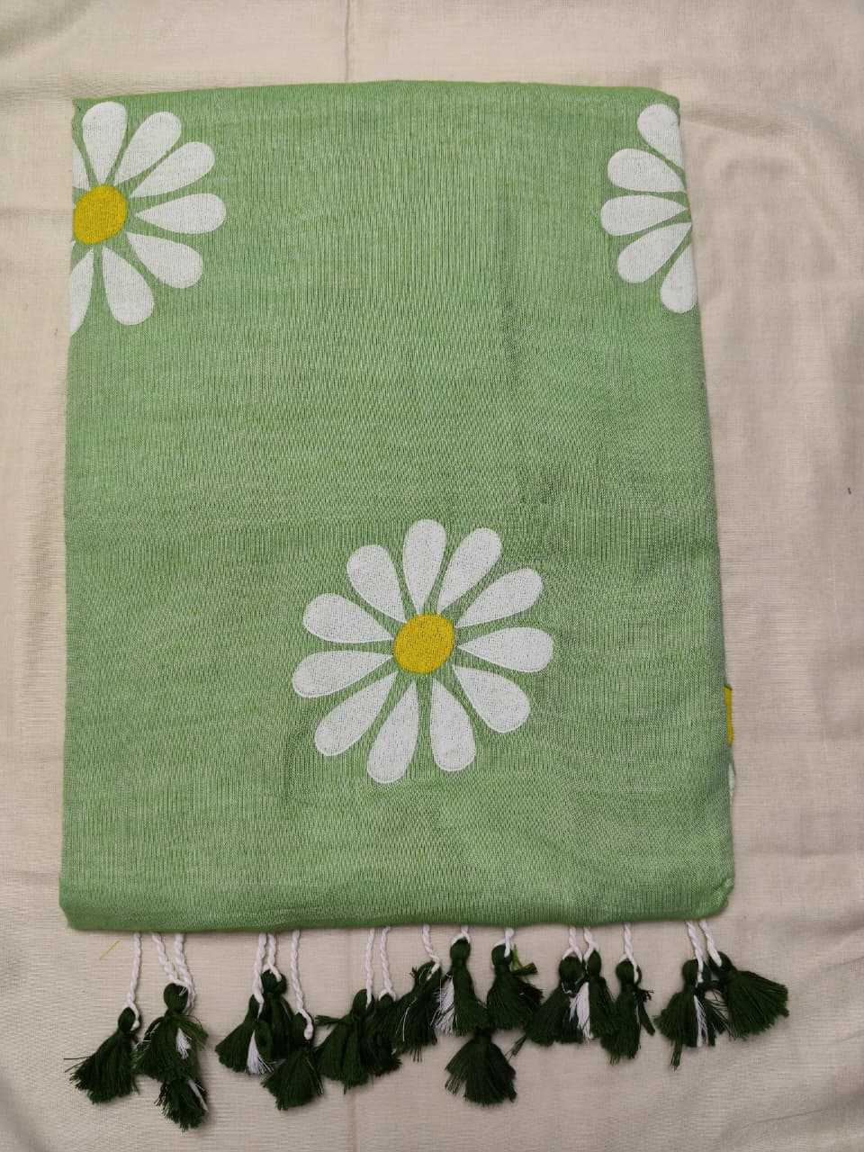 Khadi Cotton Hand Printed Saree