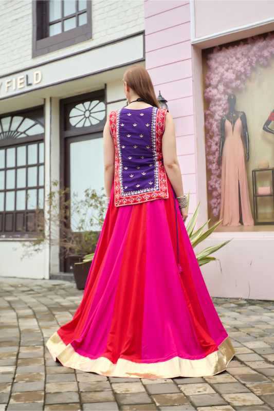 Pure Cotton Embroidered Lehenga 07