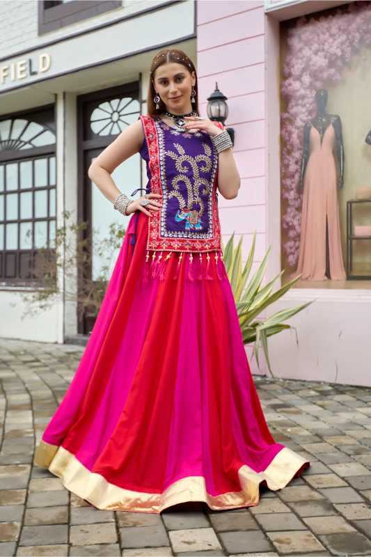 Pure Cotton Embroidered Lehenga 07