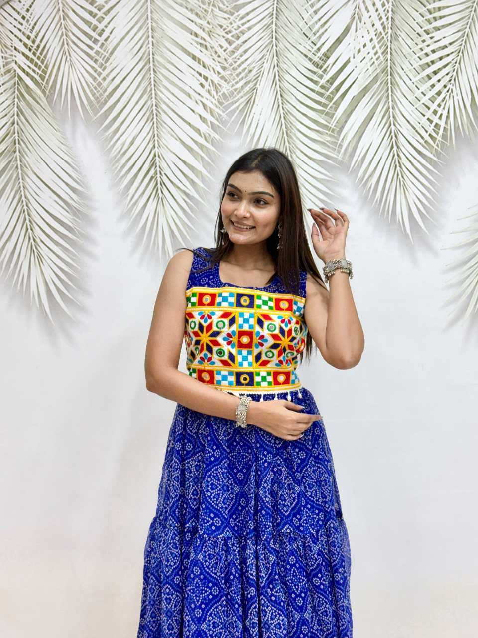 Georgette Printed Gown 10