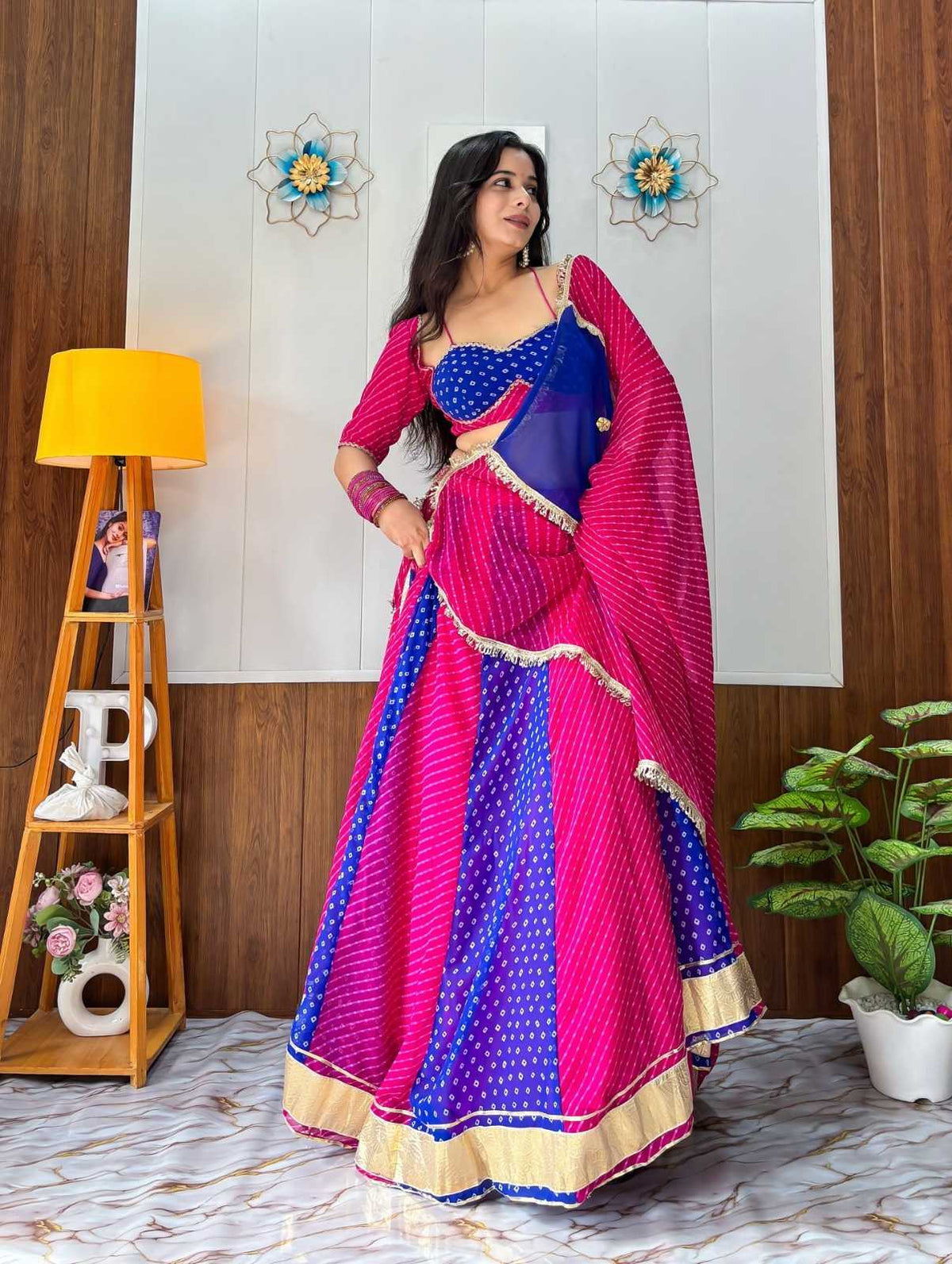 Faux Georgette Printed Lehenga 11