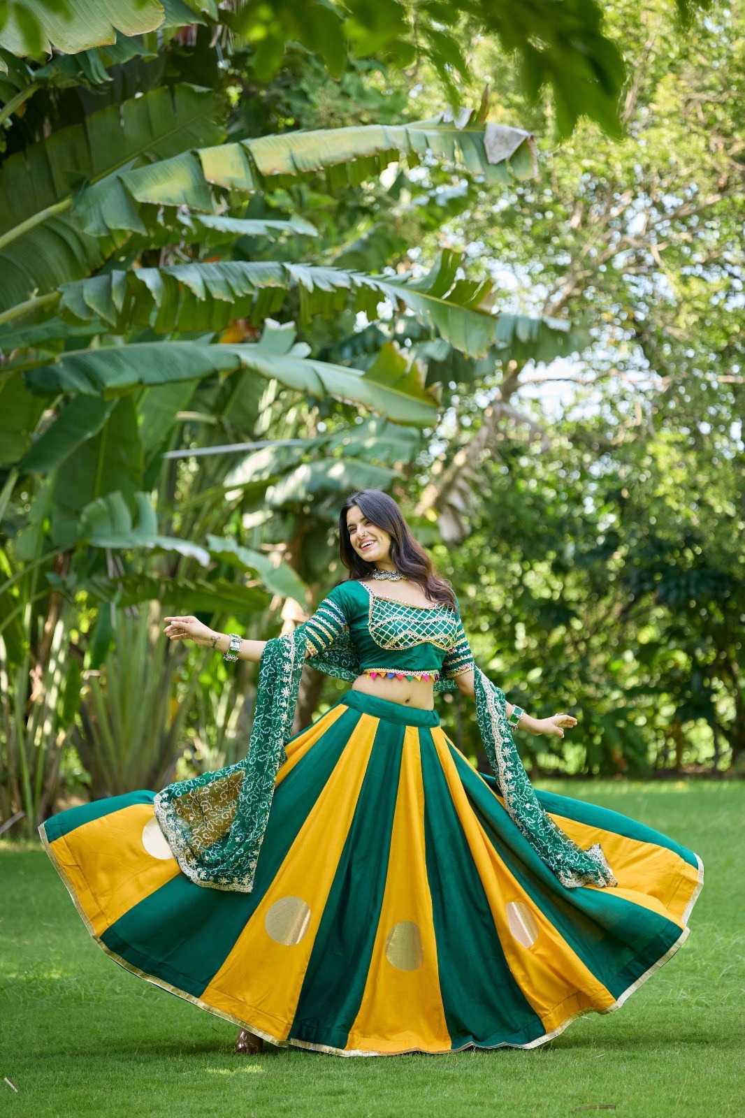 Cotton Designer Lehenga in Blue