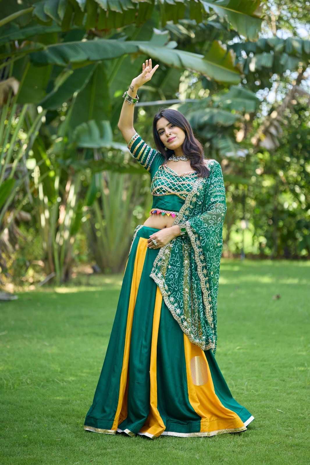 Cotton Designer Lehenga in Blue