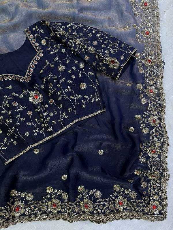 Satin Designer Saree 101