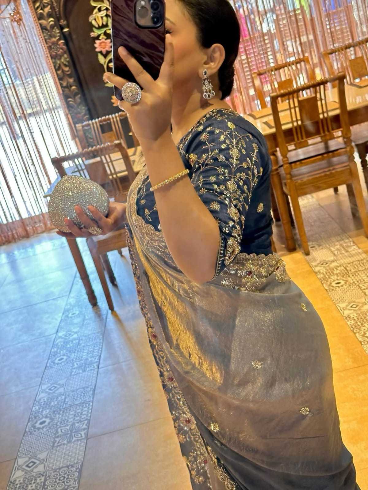 Satin Silk Designer Saree 101