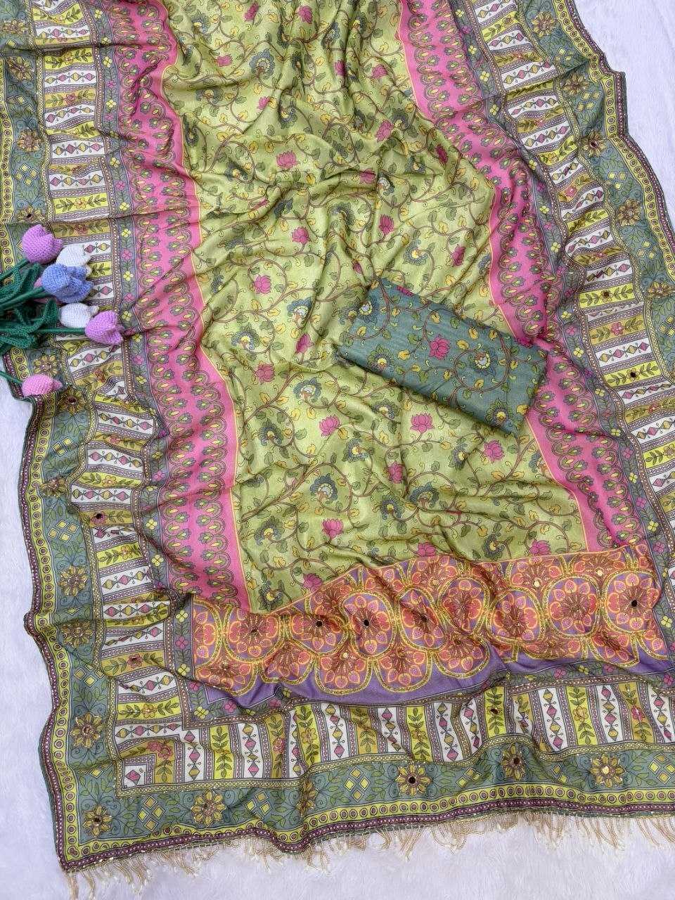 Soft Silk Printed Saree 104