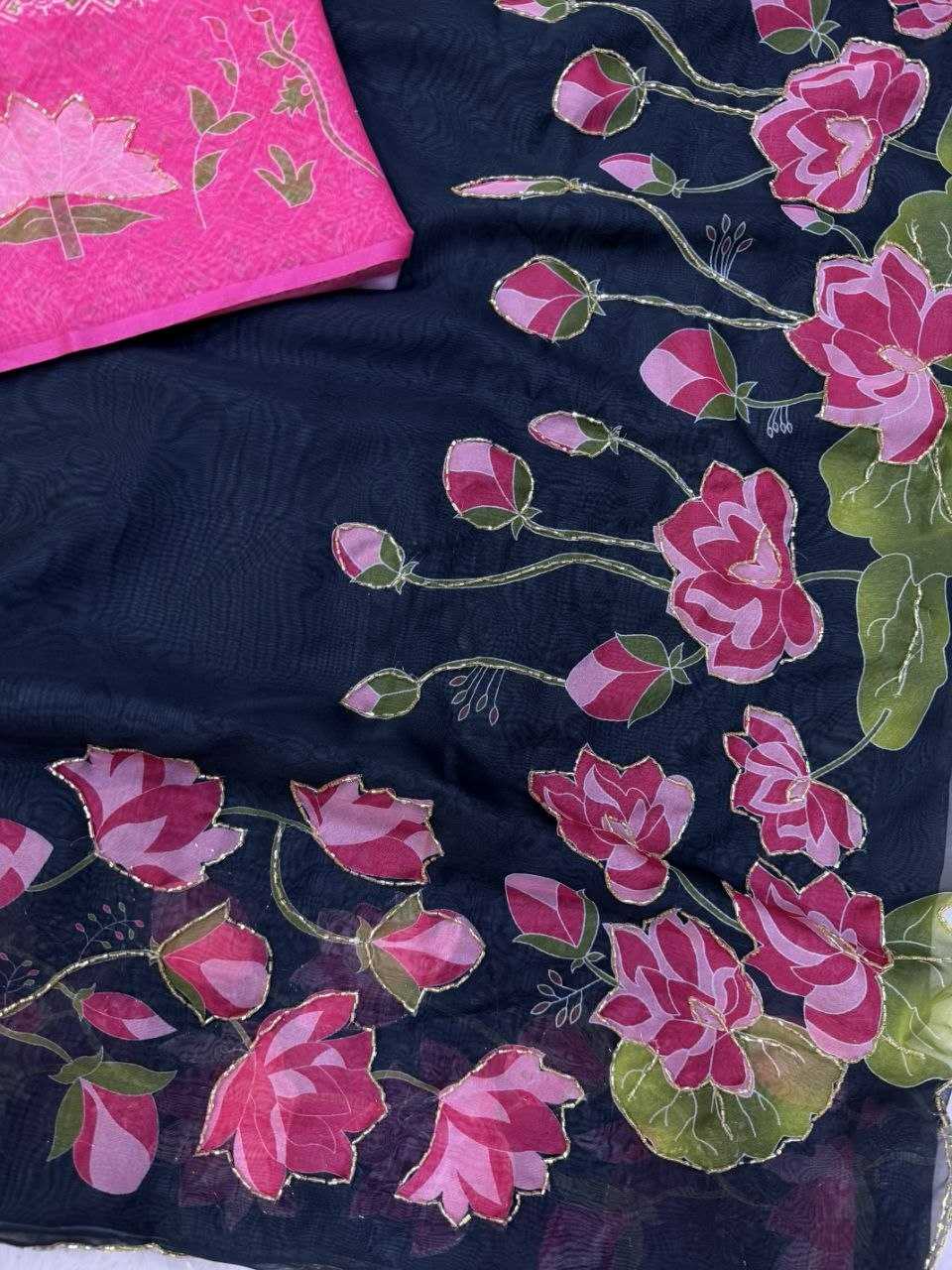 Tabby Silk Soft Saree in Red