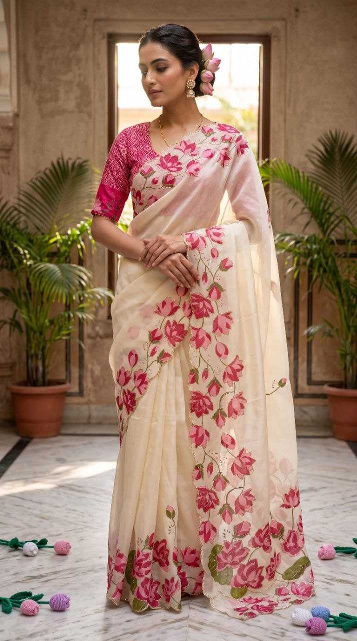 Tabby Silk Soft Saree in Red