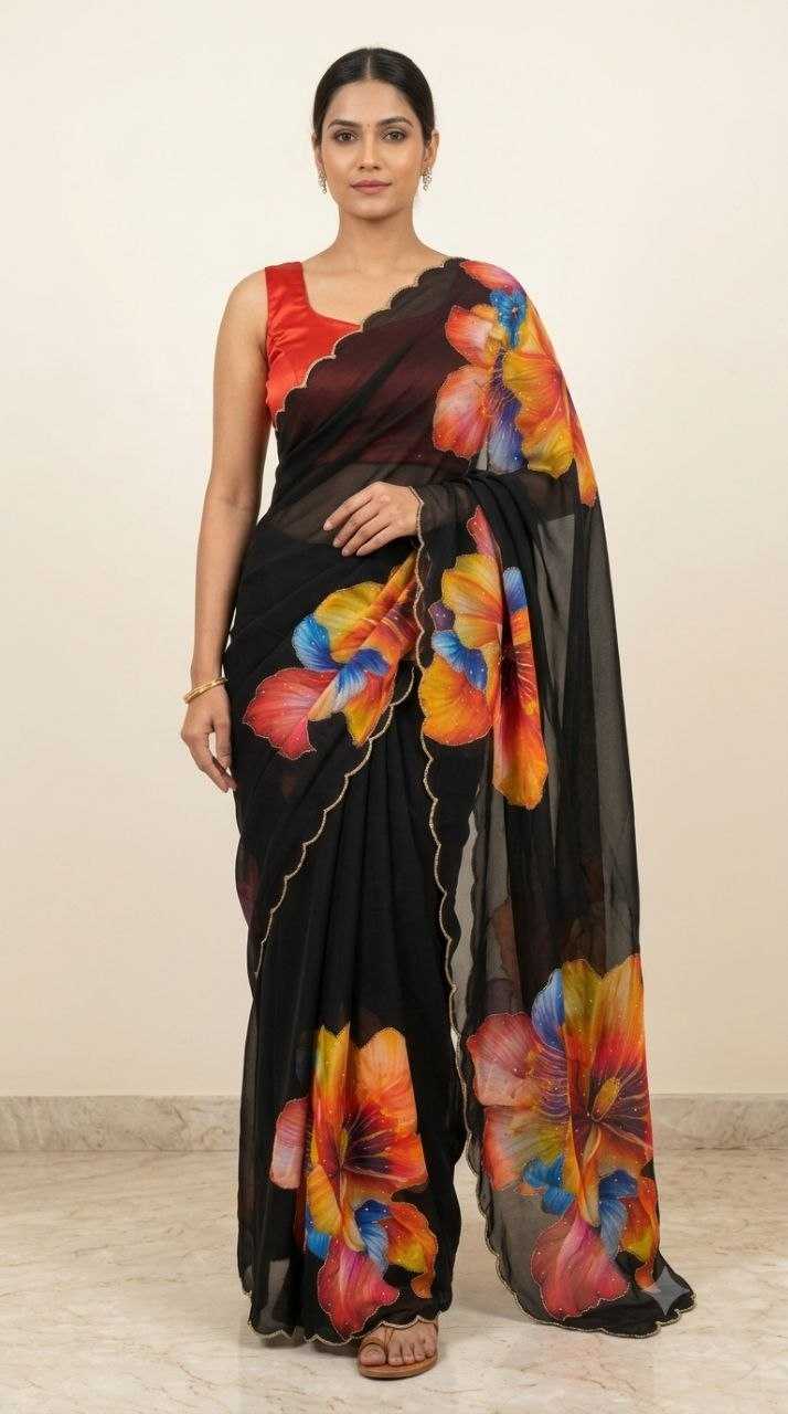 Tabby Silk Soft Saree in Off White