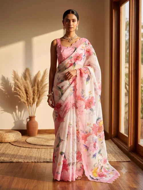 Tabby Silk Designer Saree 118
