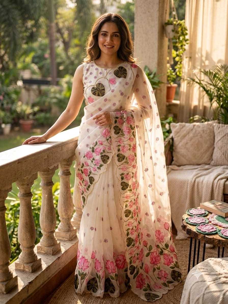 Tabby Silk Printed Saree 120