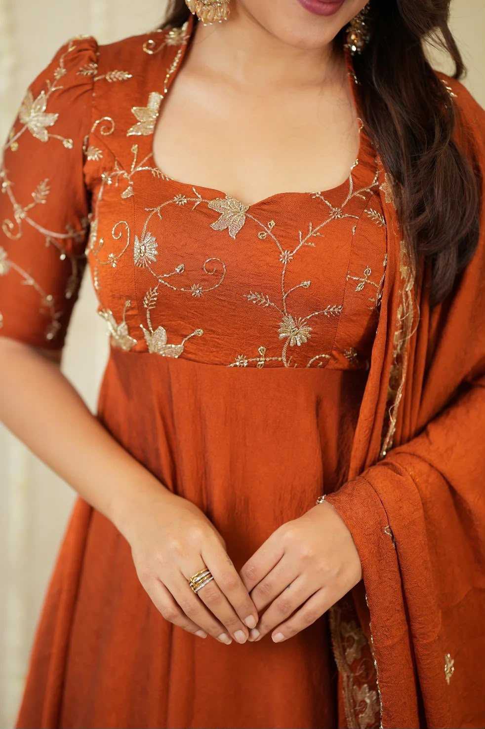 Rangoli Silk Party Wear Suit
