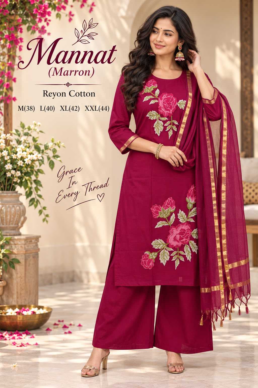 Reyon Cotton Suit