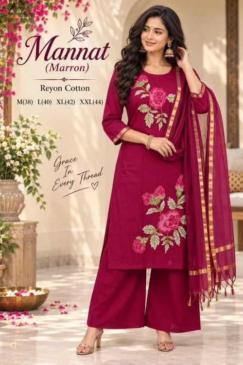 Reyon Cotton Suit