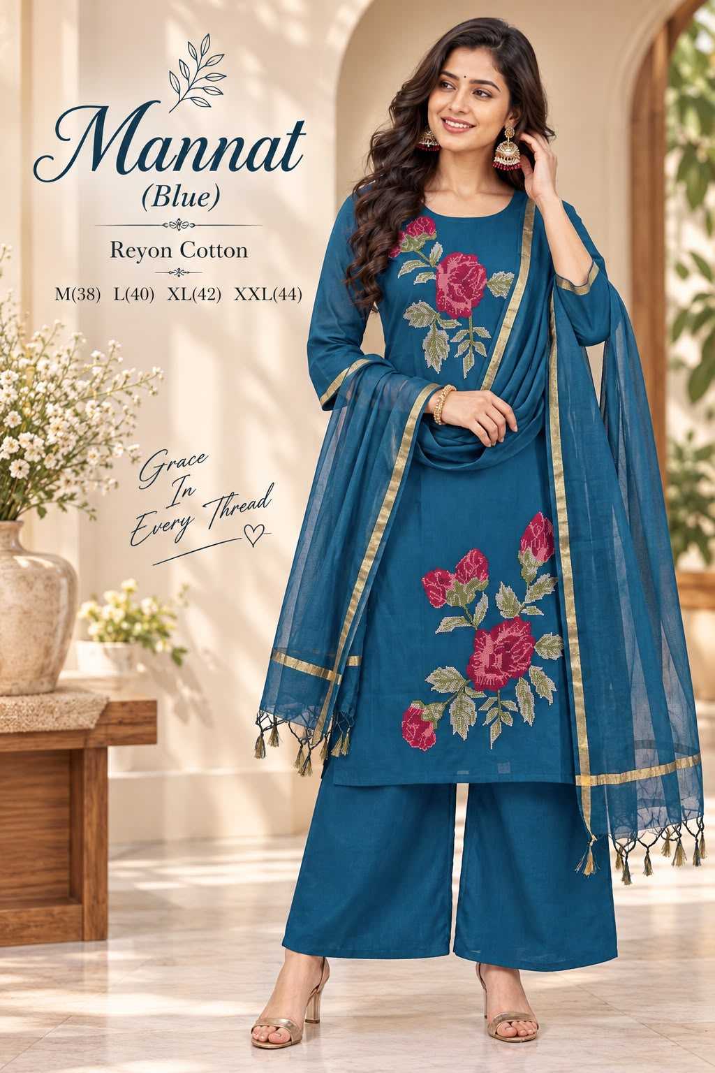 Reyon Cotton Suit