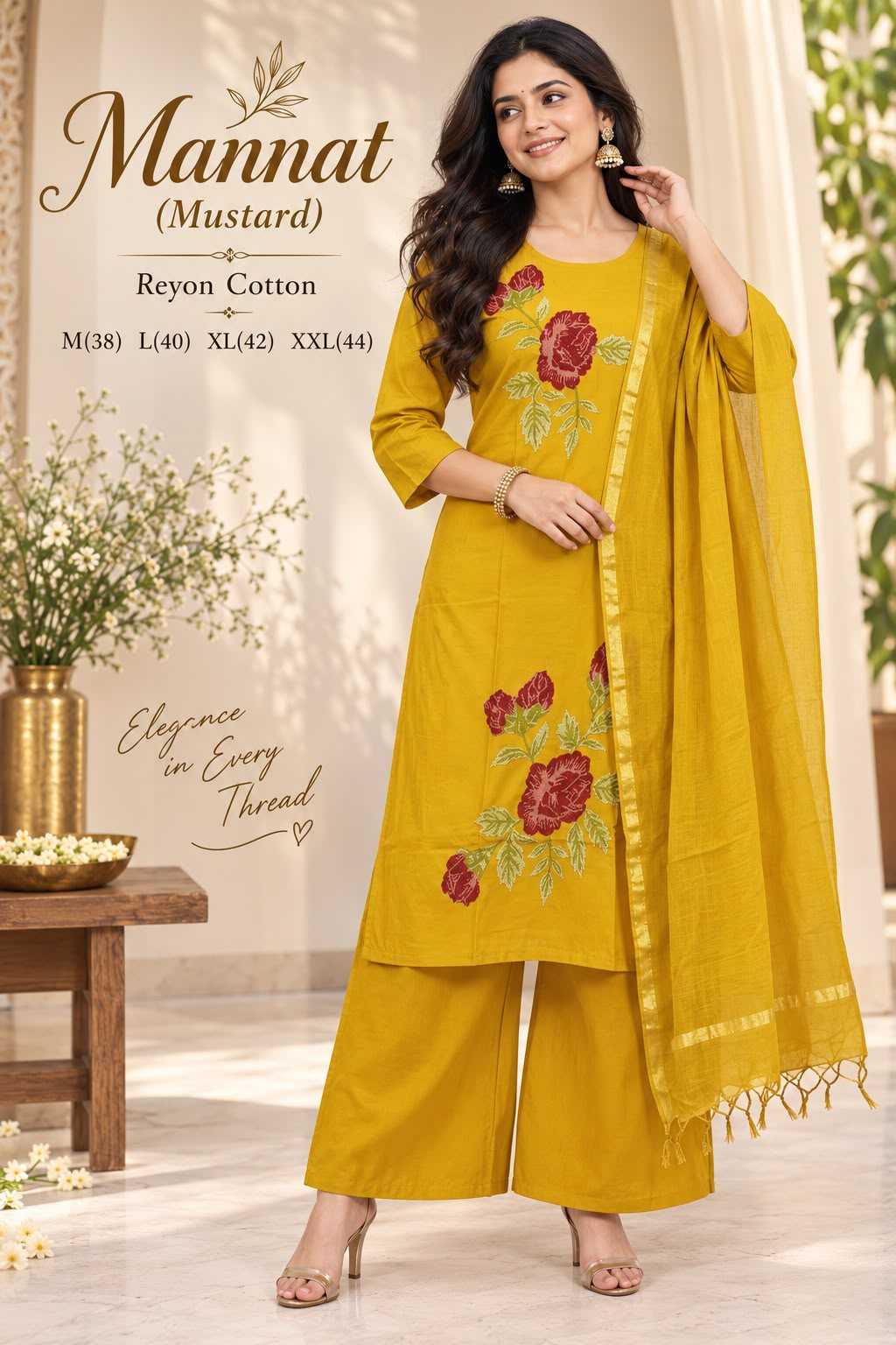 Reyon Cotton Suit