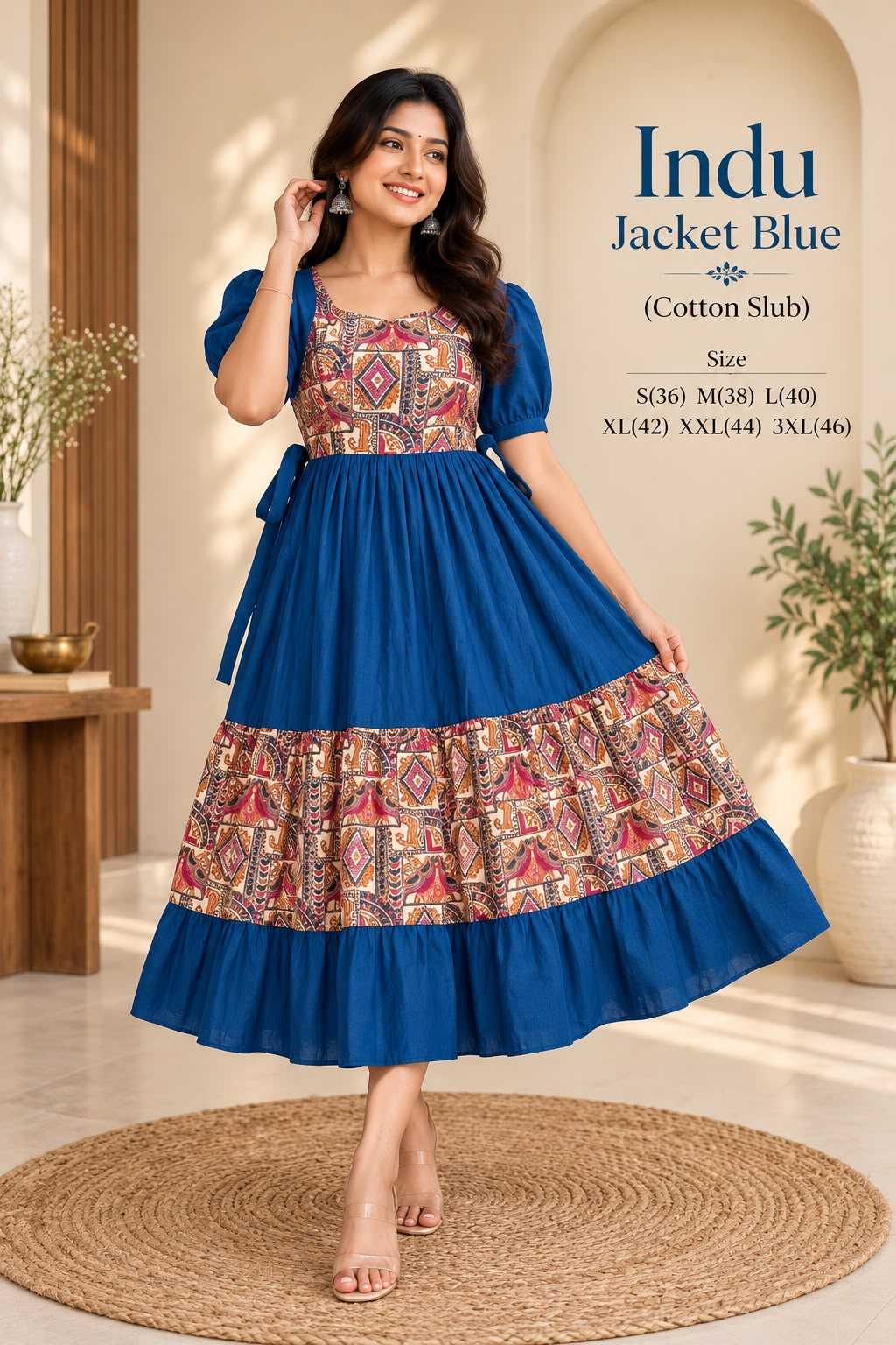 About Slub Silk Casual Dress