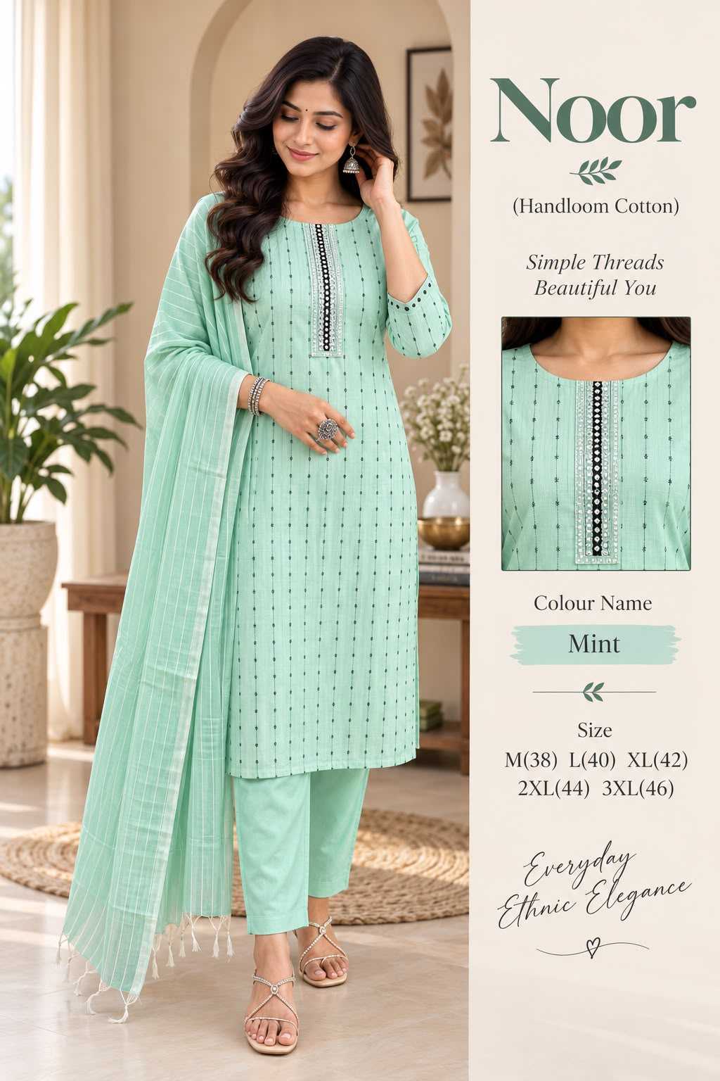 Bottom Cotton Printed Kurti