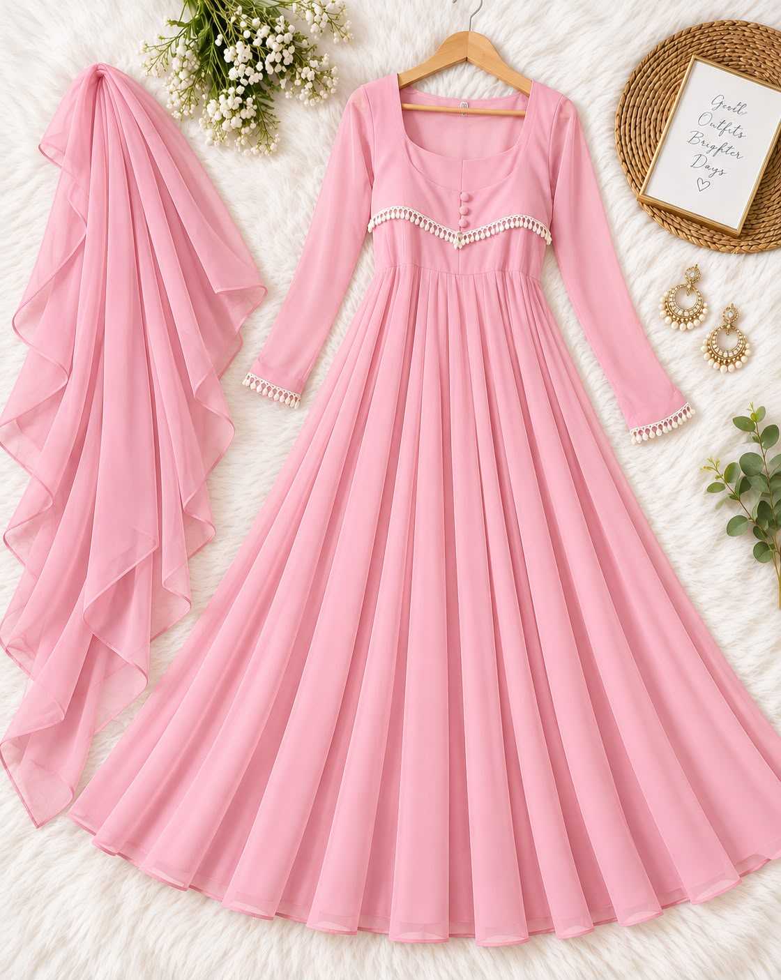 Cinderella Faux Georgette Suit
