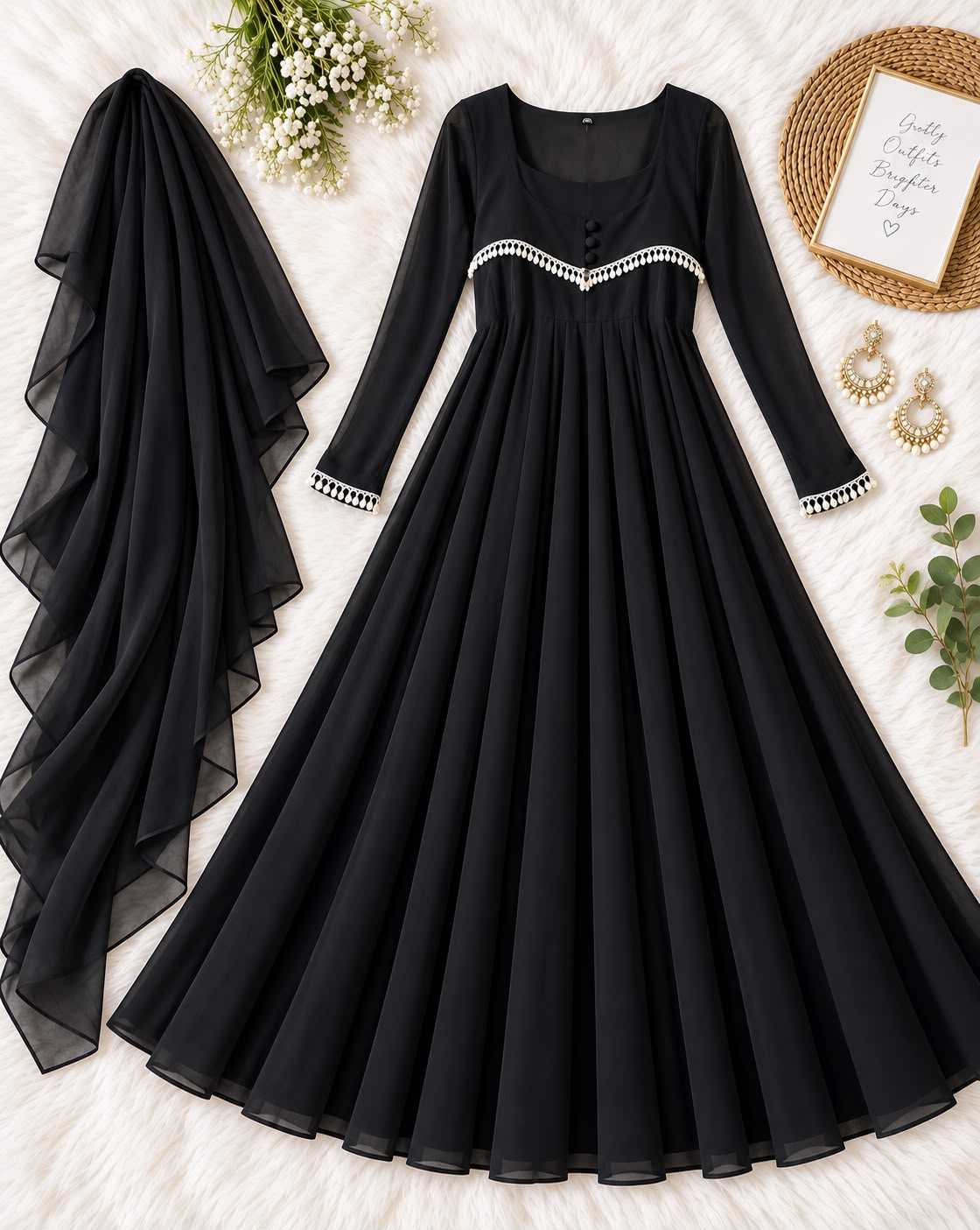Cinderella Faux Georgette Suit