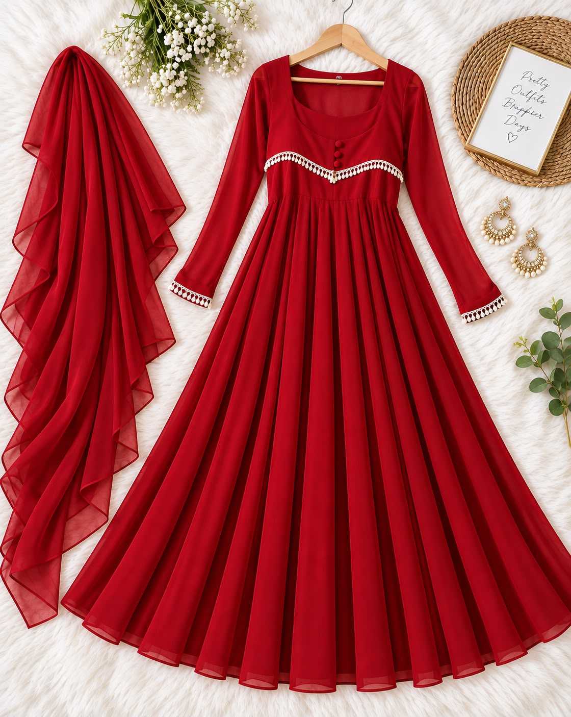 Cinderella Faux Georgette Suit