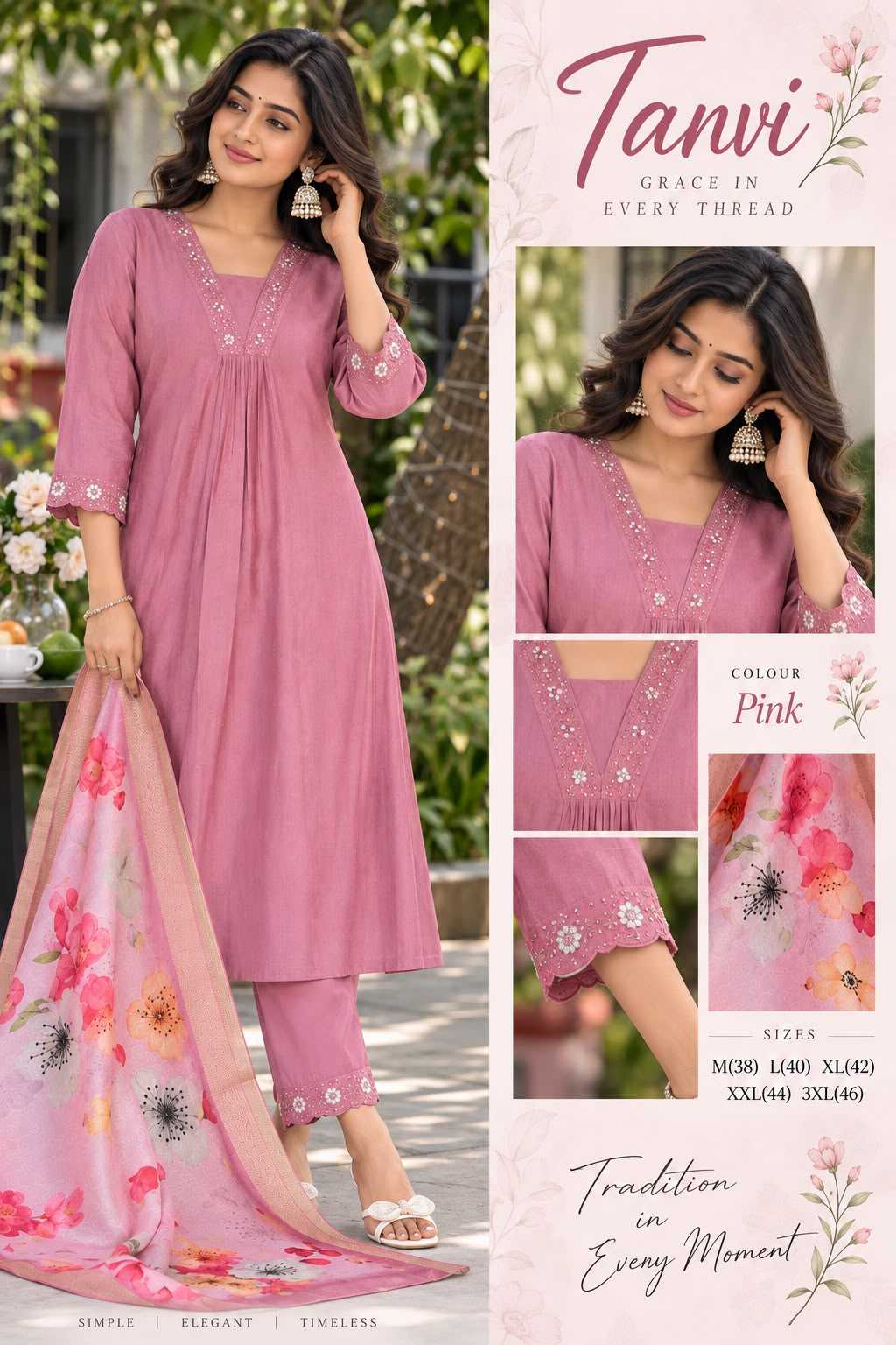 Tanvi Dobby Printed Kurti