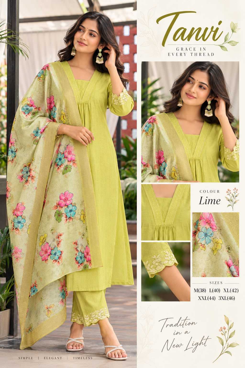 Tanvi Dobby Printed Kurti