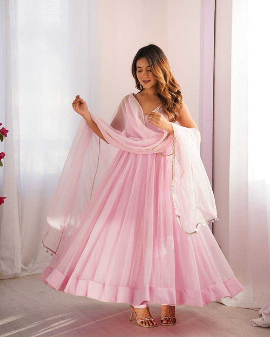 Faux Georgette Suit 1004