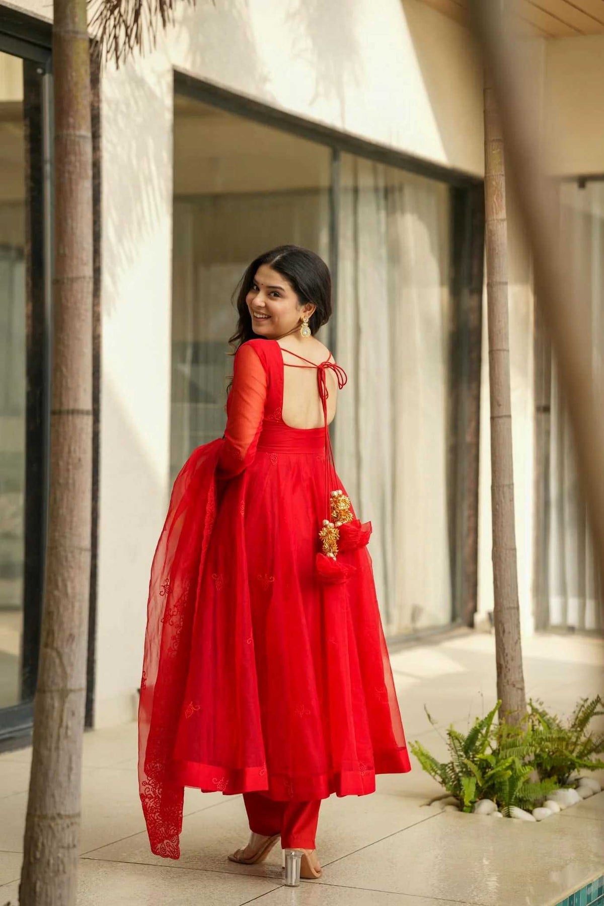 Tabby Silk Anarkali Suit